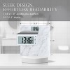 Taylor Digital Glass Bathroom Scale - Marble Design White - 2 of 4