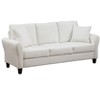 Velvet Sofa Couch, Upholstered Velvet Sofa With 2 Pillows, Spring Cushion, Removable Cushion, Up To 600 Pounds Max Load-bearing Capacity Sofa - 3 of 4