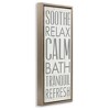 Stupell Industries Soothe Calm Relax Bath Bathroom, 15" x 31" - 3 of 4