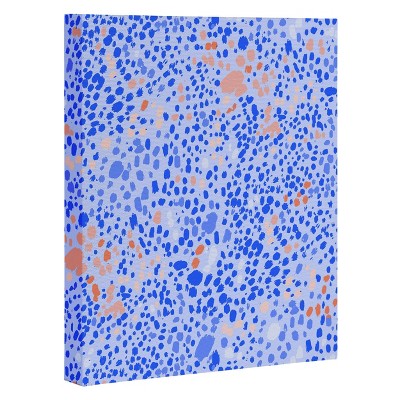 8" x 10" 83 Oranges Leopard Unframed Wall Canvas Art Violet - Deny Designs