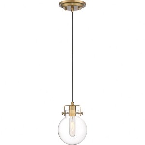 Quoizel Lighting Sidwell 1 - Light Pendant in  Weathered Brass - 1 of 4