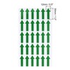 Unique Bargains Directional Sign PVC Adhesive Removable Small Arrow Sticker 300 Pcs - 2 of 4