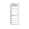HOMLUX 10-Tier Shoe Tower Footwear Organizer with 10 Shelves,White - 3 of 4