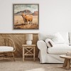 Stupell Industries Cow Of The Desert Floating Frame Canvas Art - 3 of 4