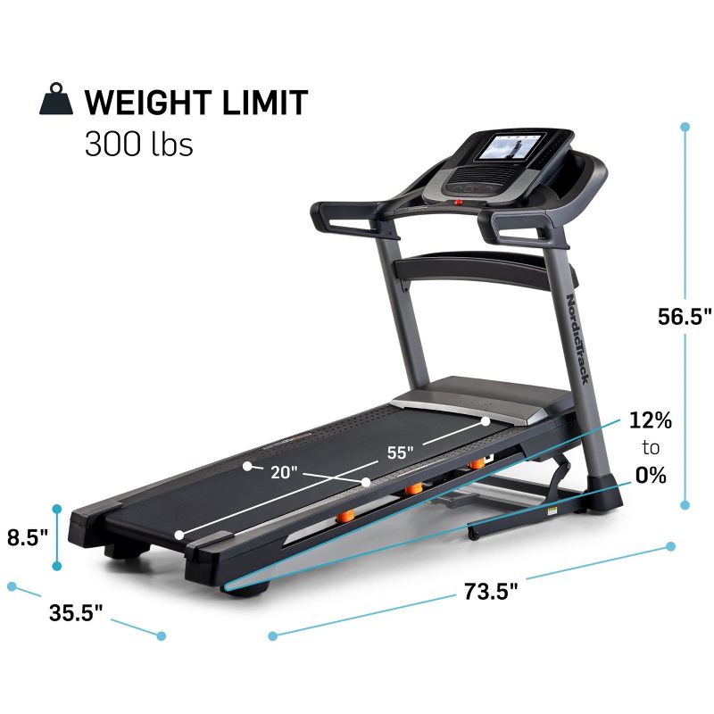 NordicTrack T8.5S Electric Treadmill, 5 of 15