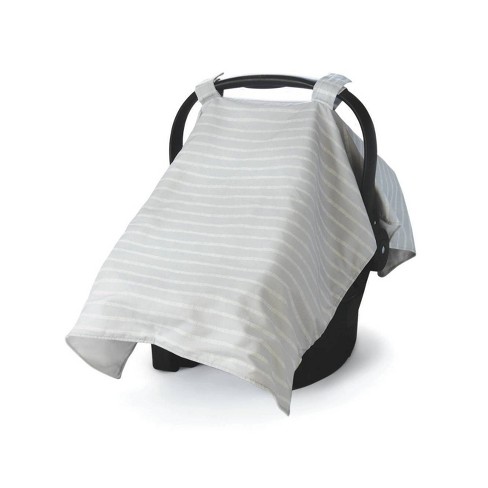 Go By Goldbug Car Seat Canopy Gray Ticking Stripe Target