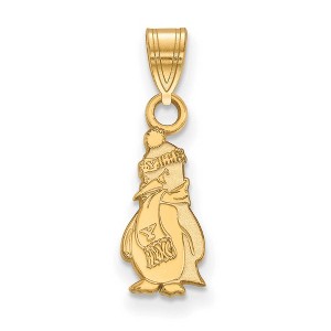 Black Bow Jewelry 14k Yellow Gold Youngstown State Penguins NCAA Small Pendant - 1 of 3