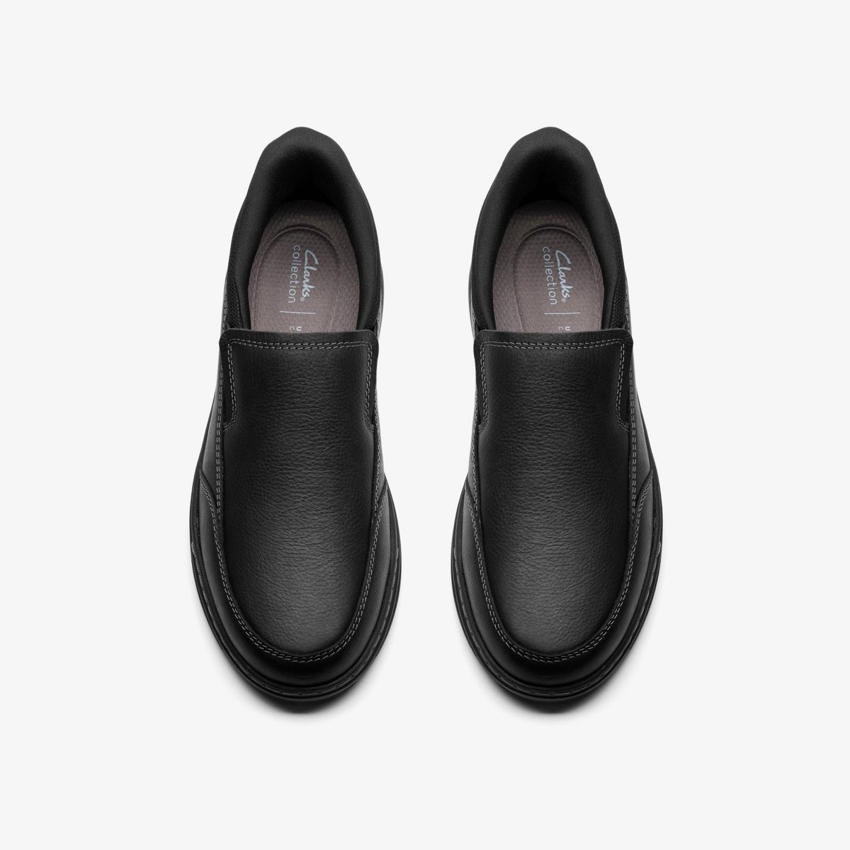 Clarks Mens Craftwell Step Black Tumbled Shoes - thumbnail 7