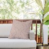 Deny Designs Marta Barragan Camarasa Retro Lines Square Outdoor Throw Pillow Beige - 2 of 4