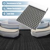 Unique Bargains EVA Faux Teak Decking Sheet Mat Self-Adhesive Gray for Car White 27.5"x75" - 2 of 4
