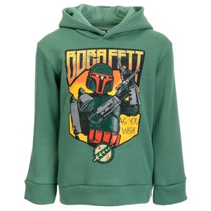 Star Wars Boba Fett Fleece Pullover Hoodie Little Kid to Big Kid - 1 of 4
