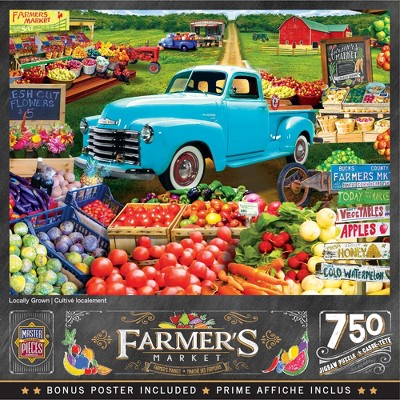 MasterPieces Farmer's Market - Locally Grown 750pc Puzzle