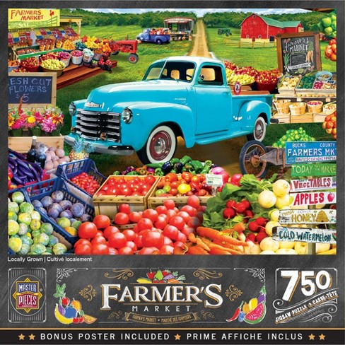 MasterPieces 750 Piece Jigsaw Puzzle for Adults - Locally Grown - 18"x24". - image 1 of 4