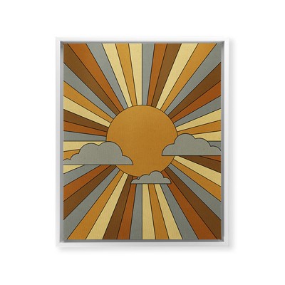 Alisa Galitsyna Sunshine 2 16" x 20" Framed Art Canvas - Society6