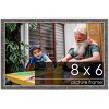 PosterPalooza | Photo Size Textured Black Picture Frame - UV Acrylic, Foam Board Backing, Hanging Hardware - 2 of 4