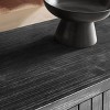 59'' Buffet Sideboard with Curved Doors,Carved Wood Texture & Adjustable Shelves for Dining Room Storage-Baofuwish - 3 of 4