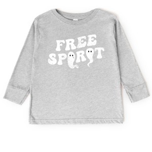 The Juniper Shop Free Spirit Ghost Distressed  Toddler Long Sleeve Tee - 1 of 4