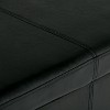 NicBex Modern Ottoman with Storage Design, Ottoman Foot Rest with Stitching Detail for Bedroom, Living Room, Black - 4 of 4