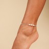 SHINE by Sterling Forever Allie Stationed Pearl Anklet - 2 of 3