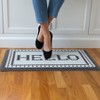 Kilim Anti-fatigue Comfort Long Floor Mat Blue - Brewster : Target