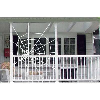 Northlight Spooky Spider Web Felt Hanging Halloween Decoration - 80" - White