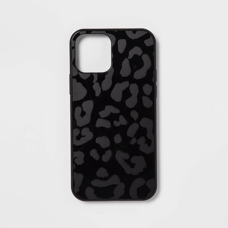 Apple iPhone 12/iPhone 12 Pro Case with MagSafe - heyday&#8482; Black Leopard Print, 1 of 6
