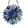 CHLOE Lighting SUNDANCE Tiffany-style Floral Stained Glass Window Panel 11Inch Height - 3 of 4