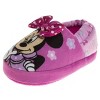 Disney Girls's Minnie Mouse Slippers - Plush Lightweight Warm Comfort Soft Aline House Slippers - Pink Bow Minnie (size 5-12 Toddler) - 4 of 4