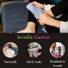 Tipi Toe Womens 10 Pairs Inspiring Positivity Palette Pattern & Mix Colors For Vibrant Style Low Cut/No Show Socks - 4 of 4