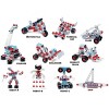 JuzToys STEM Building Blocks Educational Toys – Take Apart Construction Toy Set with Electric Drill for Kids – Red - 3 of 4