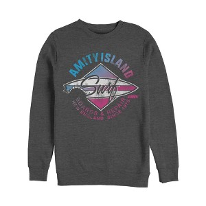 Men's Jaws Amity Island Surfboard Repair Sweatshirt - 1 of 3