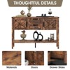 Console Table, Sideboard Buffet Cabinet with Drawers and Bottom Shelf - 4 of 4