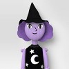 Hanging Knit Character Witch Decorative Sculpture - Hyde and EEK! Boutique™ Black/Purple - 3 of 3