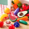 Joyfy 50Pcs Kids Play Food Toys, Learning Toy,Pretend Play Kitchen Toys, Dinnerware, Dummy Fruits, Vegetables, Easter Birthday Gifts for Kids Toddlers - 3 of 4