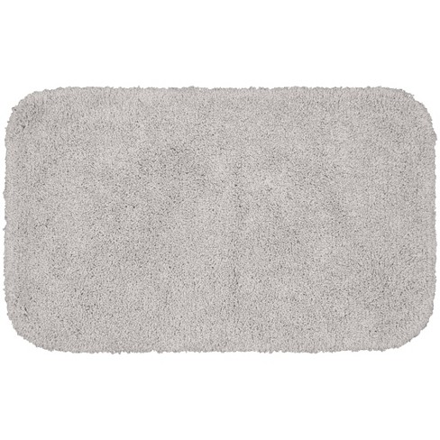 Garland Rug Essence Nylon Washable Rug, 24-Inch by 40-Inch, Platinum Gray