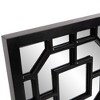 Howard Elliott 46.5"x15.75" Framed Aldrich Mirror Matte Black: English Style, MDF, Wall Mountable - 3 of 4