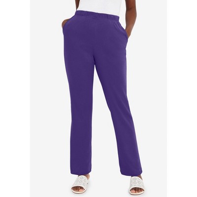 Jessica London Women's Plus Size Soft Ease Pant - 30/32, Brown