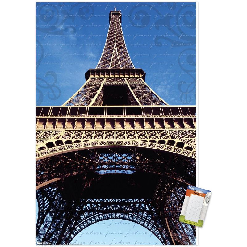 Trends International Landmarks - The Eiffel Tower Unframed Wall Poster Prints, 1 of 7