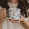 Sweet Water Decor Best Mom Ever Floral Gold Handle Coffee Mug -17oz - 2 of 3