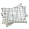 Queen Little Arrow Design Co Winter Watercolor Plaid Blue Comforter Set - Deny Designs
 - image 3 of 4