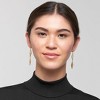 Adornia 14k Gold Plated Long Diamond Drop Earrings - 2 of 4