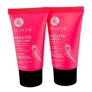 Luseta Keratin Travel Set - 2 x 1.01 oz - Salon-Smooth Hair, No Matter the Zip Code - 1 of 4
