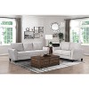 TiramisuBest Modern Transitional Sand Hued Textured Fabric Upholstered 1pc Loveseat Attached Cushion Living Room Furniture, Modular Sectiona - 4 of 4