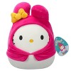 Hello Kitty 8" Squishmallows Plush in My Melody Hoodie - 2 of 4