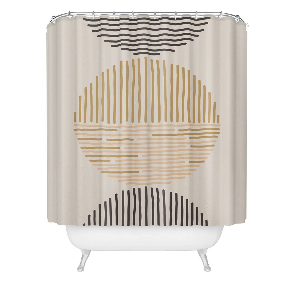 Photos - Shower Curtain Urban Wild Studio One Last Swim Heavy  Brown - Deny Designs: