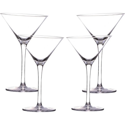 LEMONSODA Slanted Martini Glasses Set of 4 - 6oz - image 1 of 4