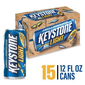 Keystone Light Beer - 15pk/12 fl oz Cans - 1 of 4