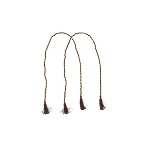 Unique Bargains Three-Sided Tassel Curtain Tie Polyester 2 Pcs - 1 of 4