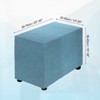 Unique Bargains Polyester Rectangular Stretchy Elastic Stool Cover - 2 of 4