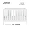 Child Craft Atwood 3-in-1 Convertible Crib, Converts to Day Bed, Toddler Bed, 3 Mattress Positions, Baby Safe Finish (Matte White) - 2 of 4